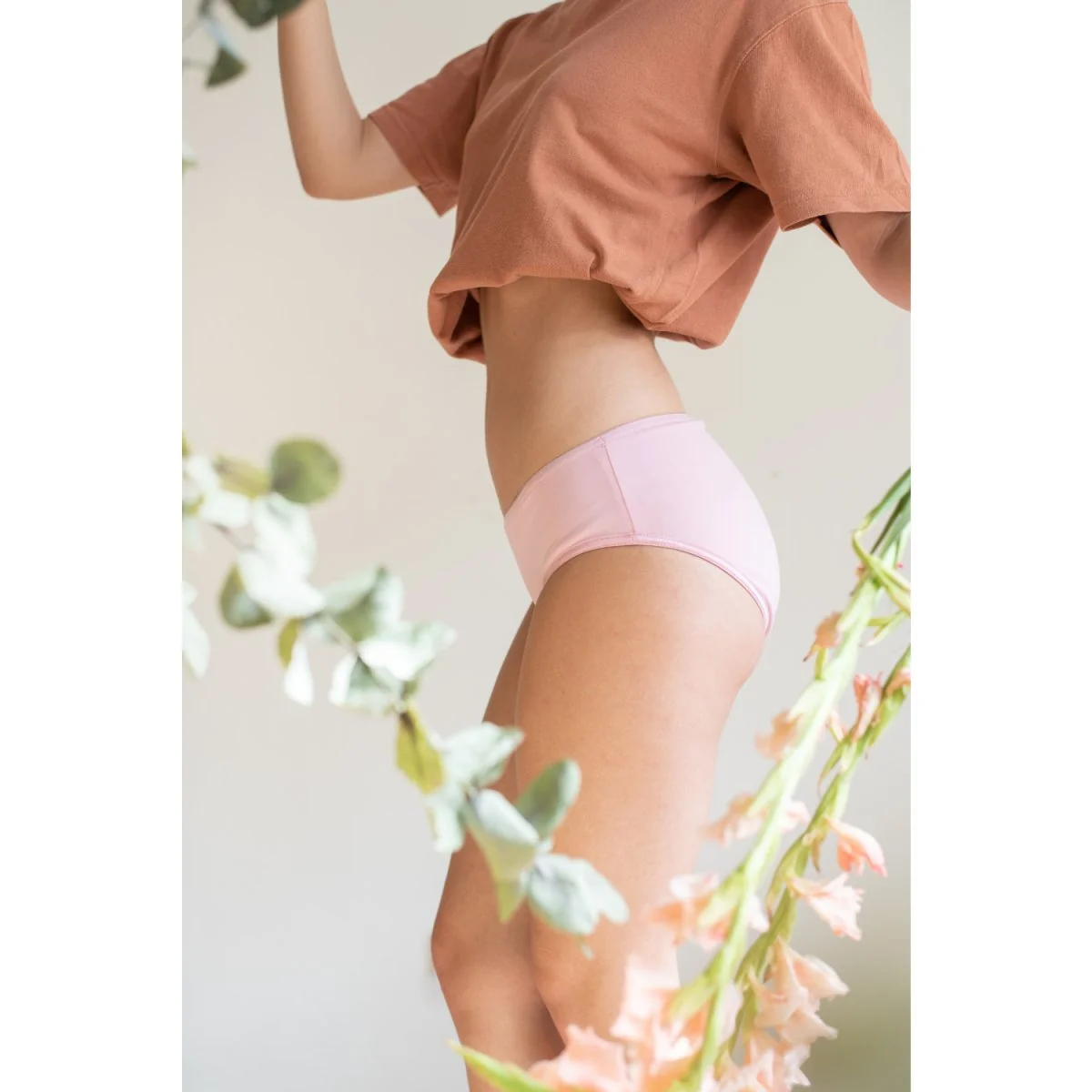 Menštruačné nohavičky Everyday Pink bokové Standard (MEMS028) XS