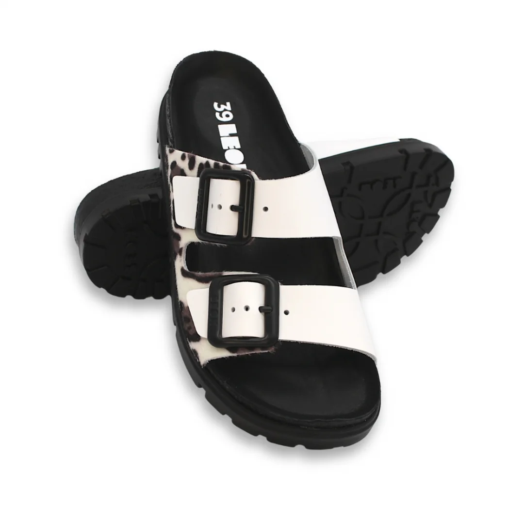 6024 Dámska zdravotná kožená obuv s prackou 37 - 24cm, biela, 3,5 cm