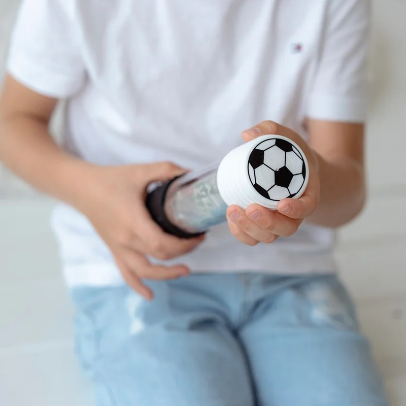 Senzorická fľaša futbal