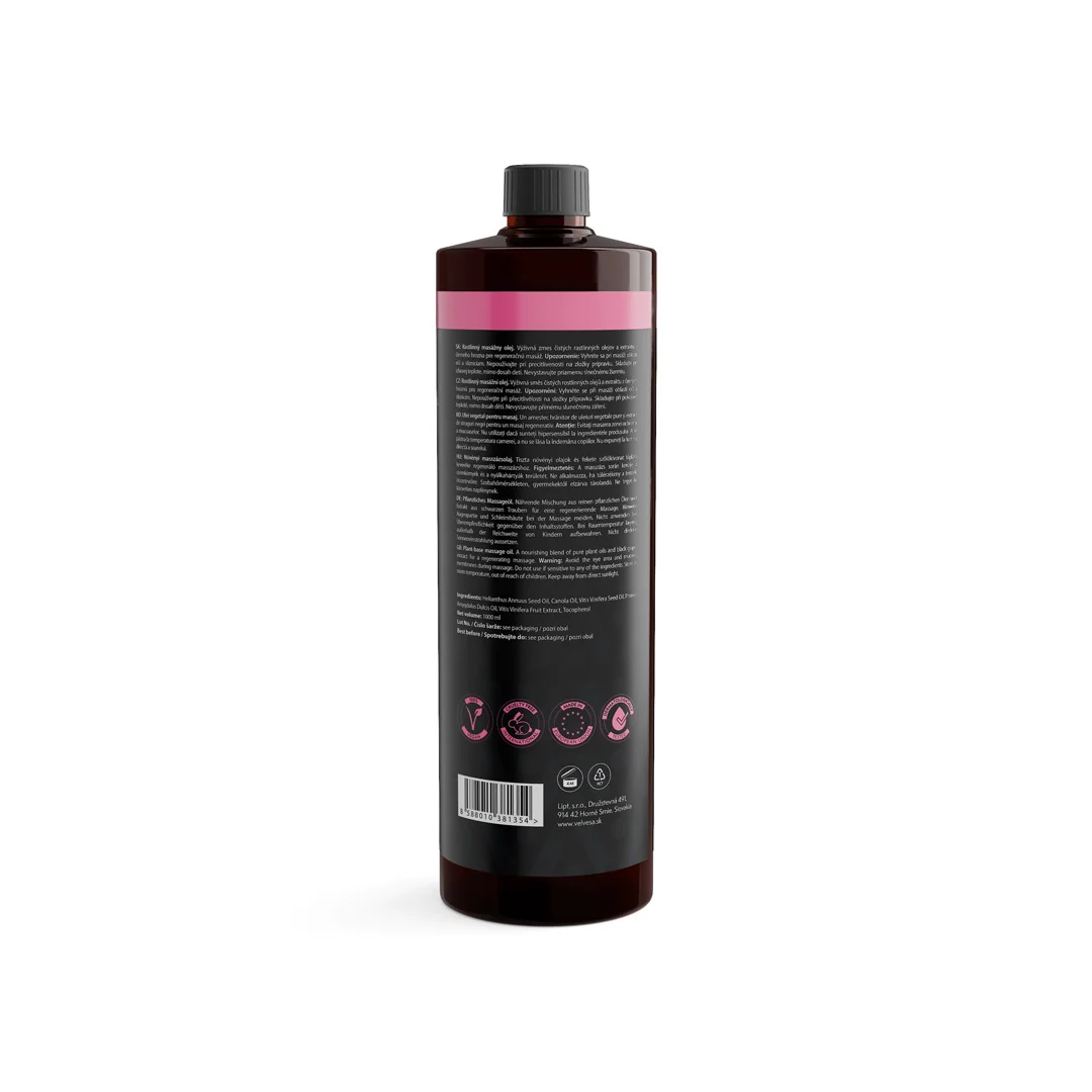 Nativea Grape masážny olej - velvesa® 1000ml