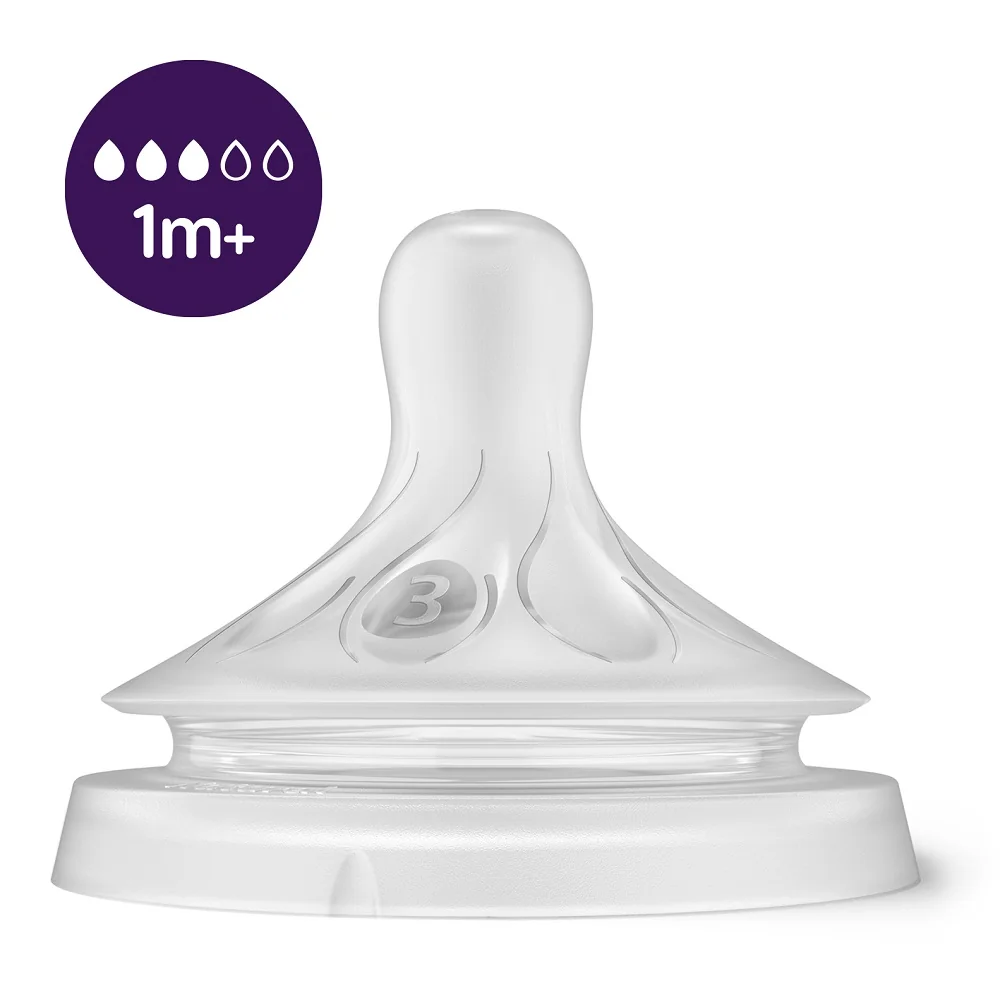 Philips AVENT Cumlík Natural Response mix 1m+,3m+,6m+ 3 ks