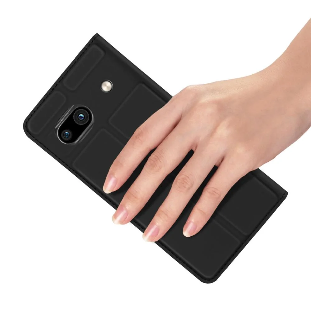 Knižkové puzdro Skin Pro pre Google Pixel 7A - Čierna Elegantná ochrana