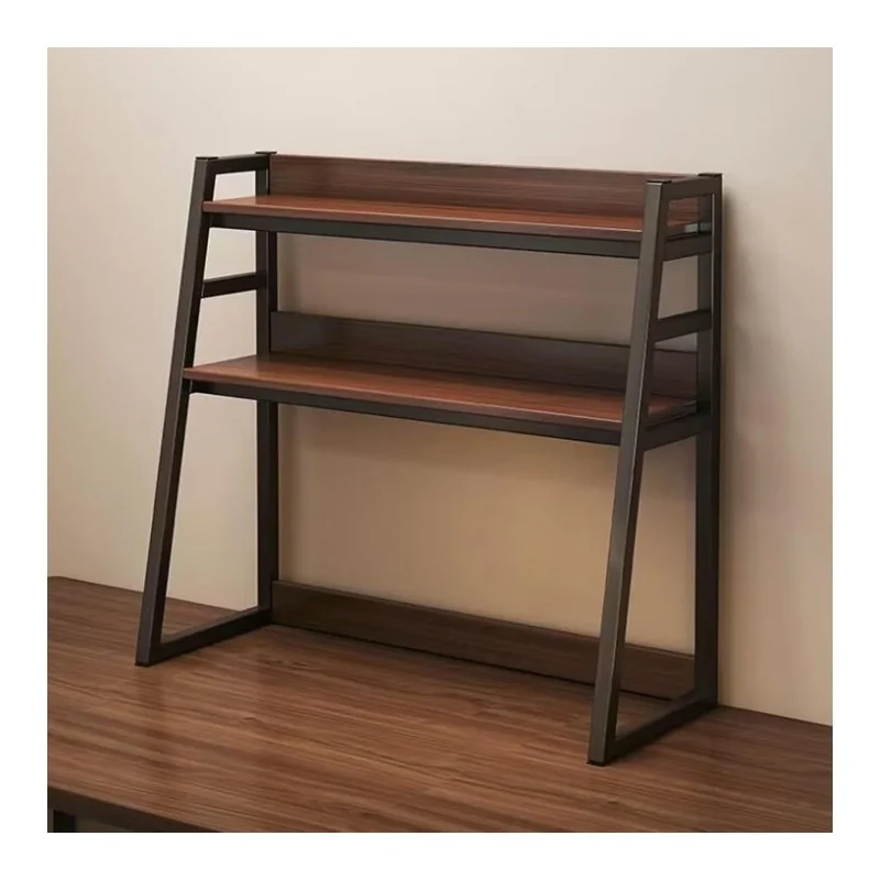 Livefy polica na stôl Shelfy 95x32x90cm, čierna