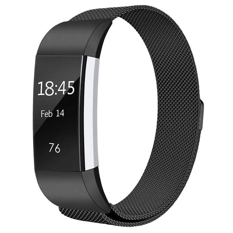 BStrap Milanese (Large) remienok na Fitbit Charge 2 black
