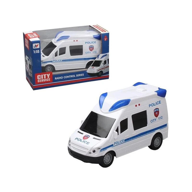 MADE - Auto policajné na diaľkové ovládanie, 21 cm