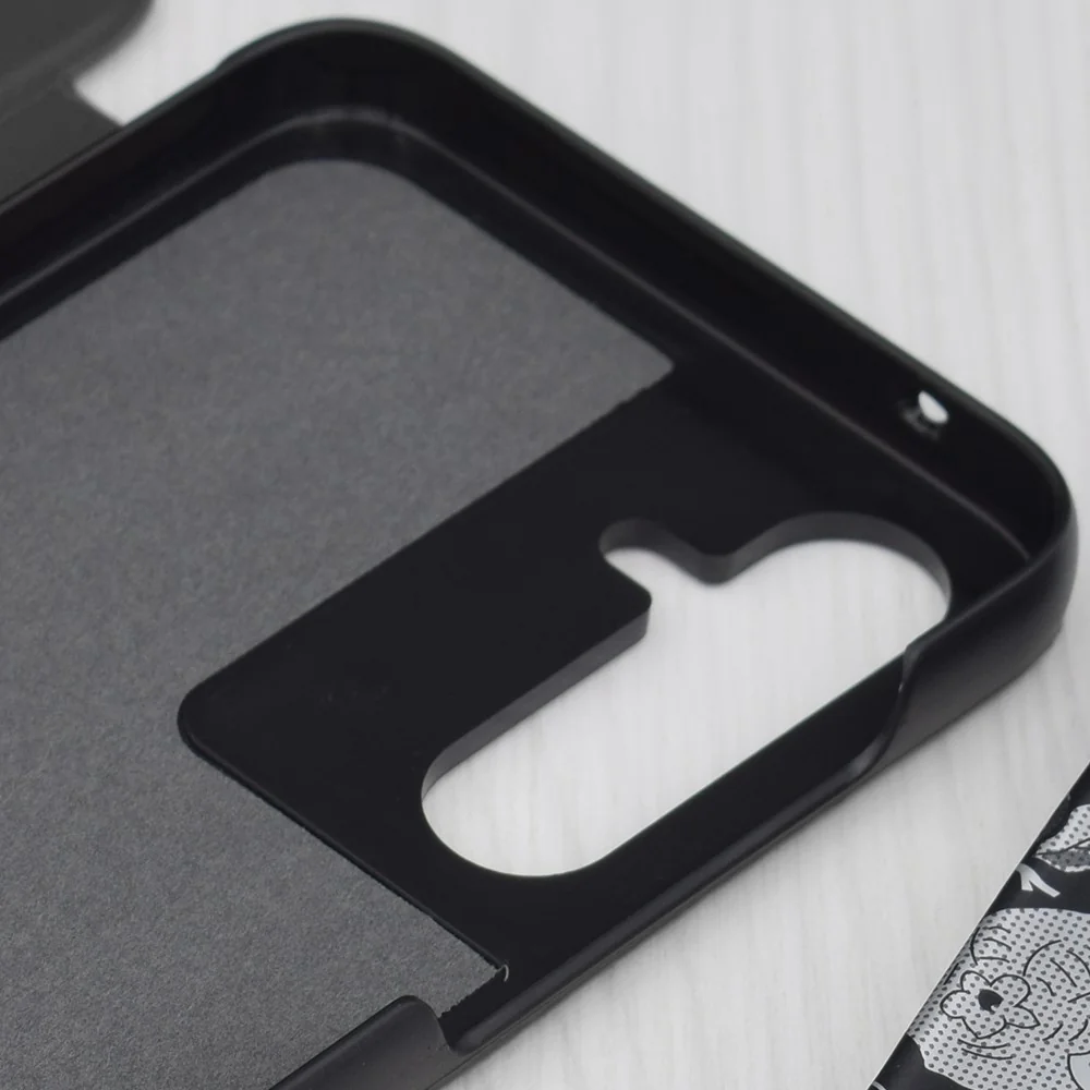 Knižkové púzdro View Case pre Samsung Galaxy A35 Čierna, 1 ks