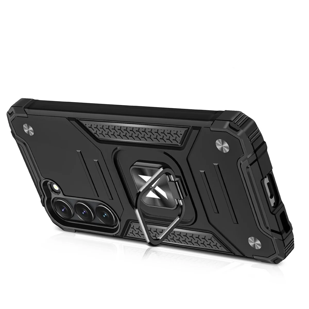 MG Ring Armor kryt na Samsung Galaxy S23 Plus, čierny