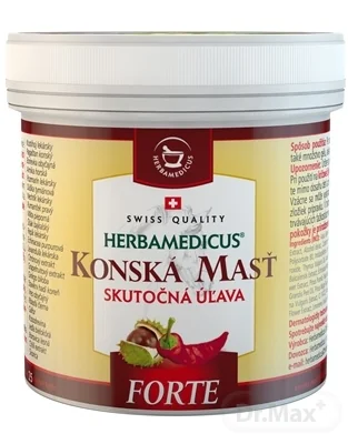 KONSKÁ MASŤ FORTE HREJIVÁ 1×250 ml, konská masť
