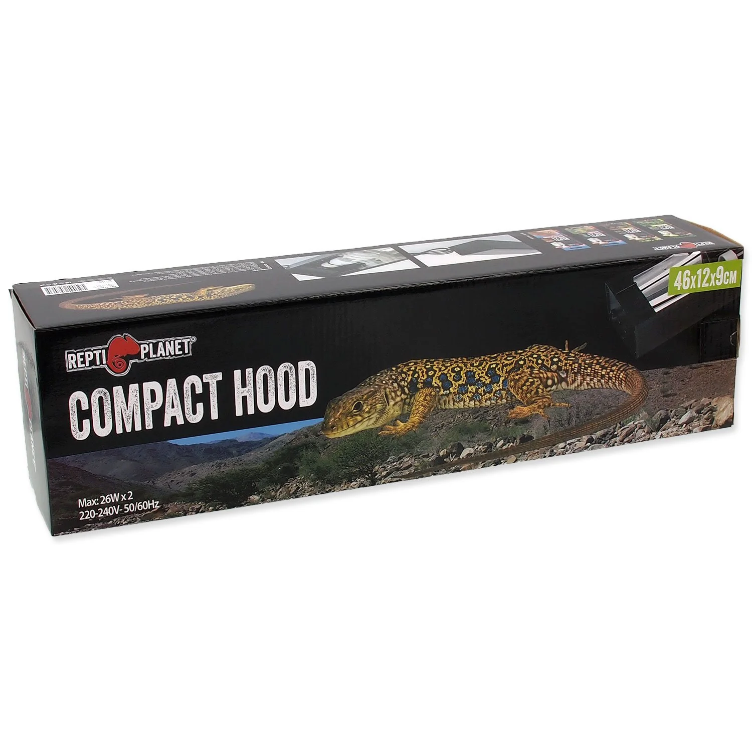 Osvetlenie Compact Hood 46x12x9cm 46x12x9cm