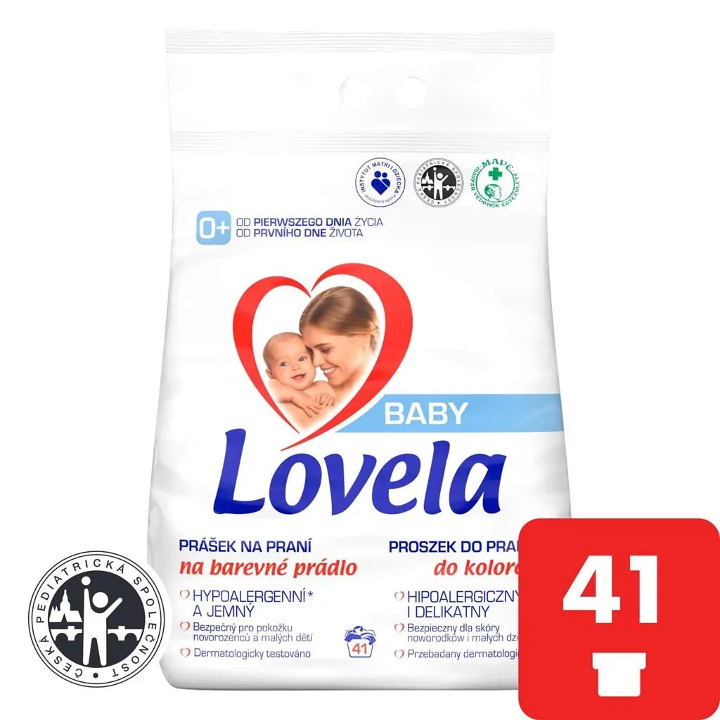 LOVELA Baby prací prostriedok na farebnú bielizeň 4,1kg / 41 praní