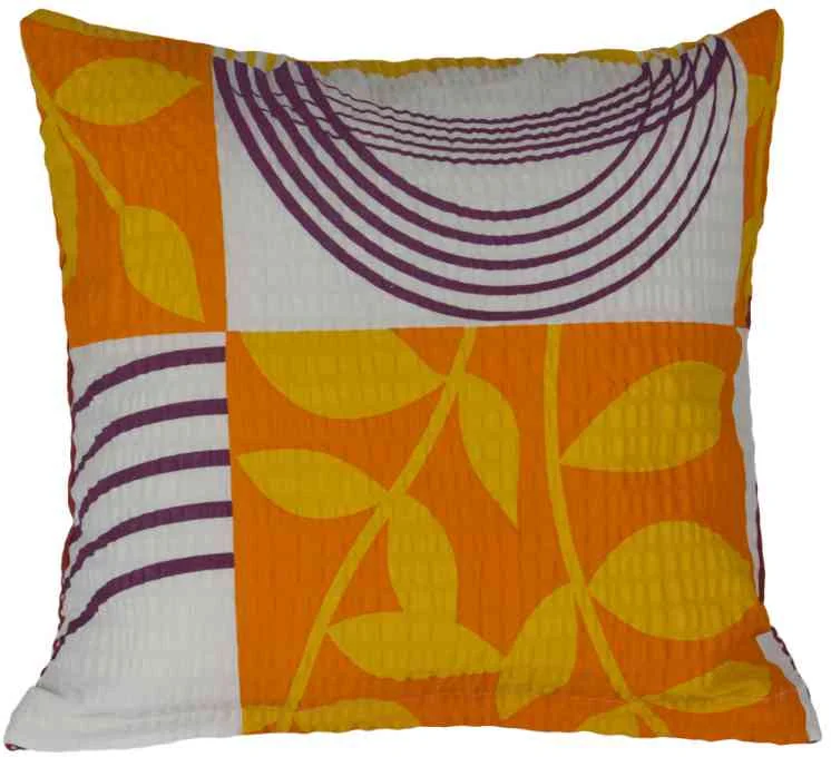 Obliečka 80/232 40x40cm oranžový patchwork 1×1 ks, bavlnená obliečka na vankúš