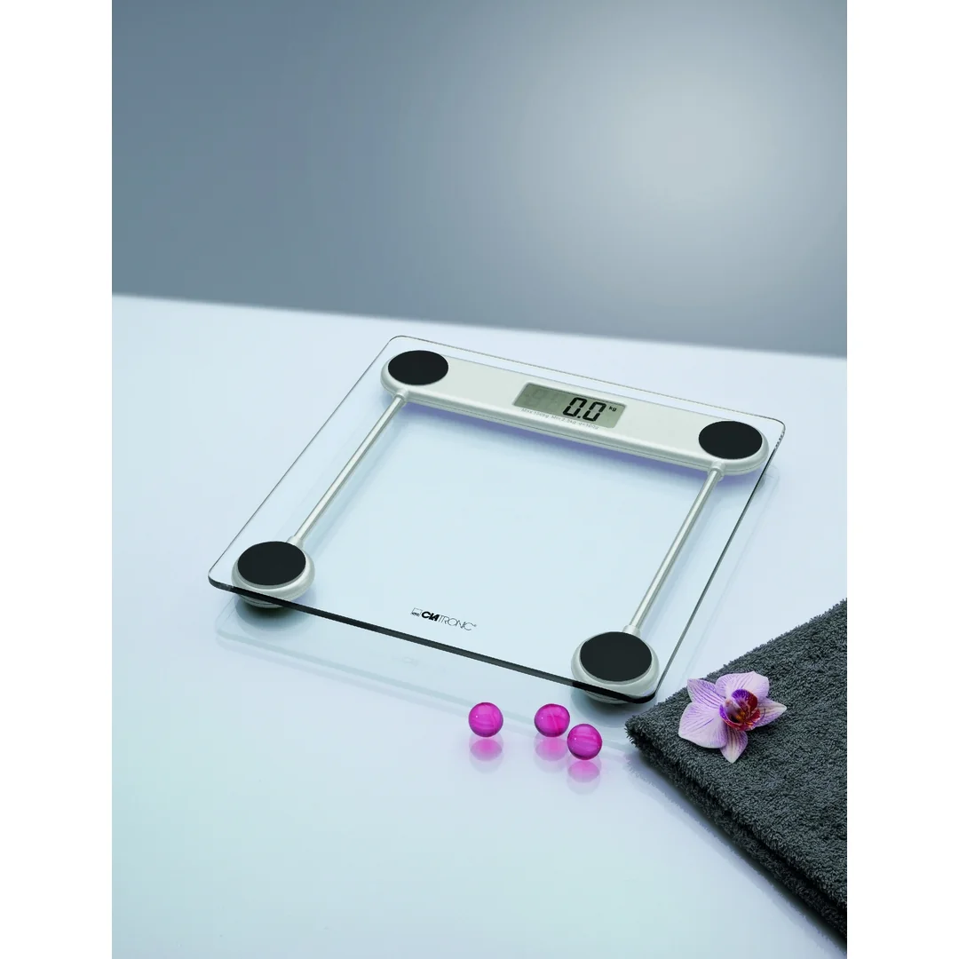 Clatronic PW 3368 osobná váha z tvrdeného skla 2,5–150 kg