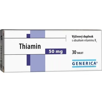 GENERICA Thiamin 50 mg 1×30 tbl, výživový doplnok