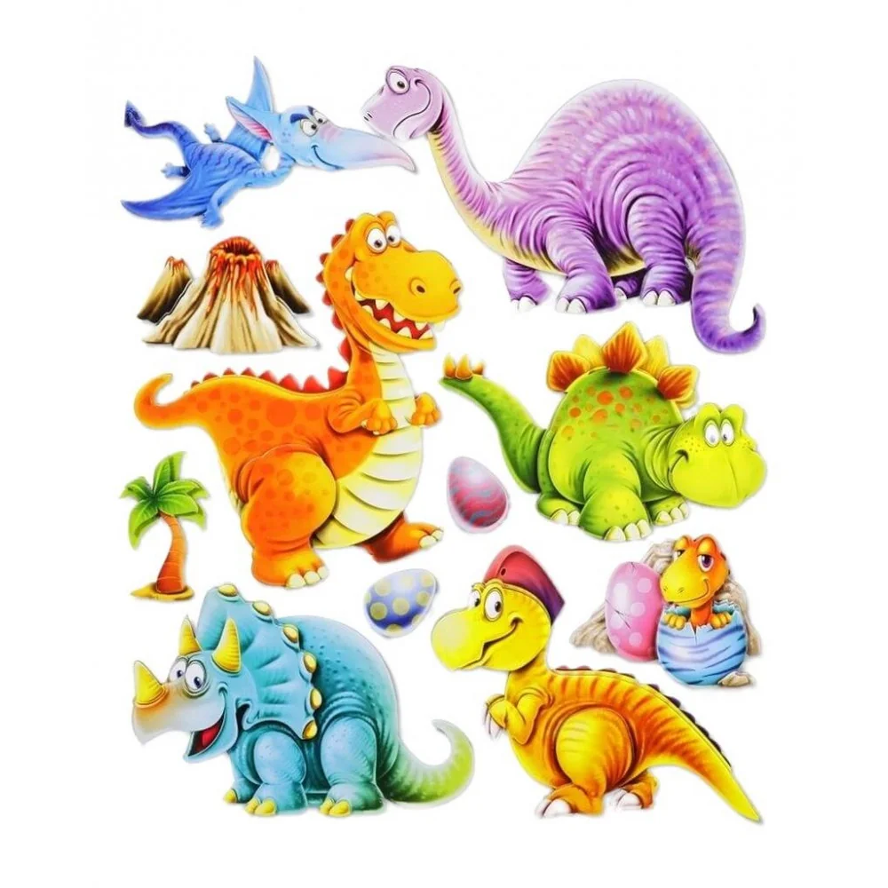 Samolepky XXL Dinosaury -501  30 x 30cm-Stafil