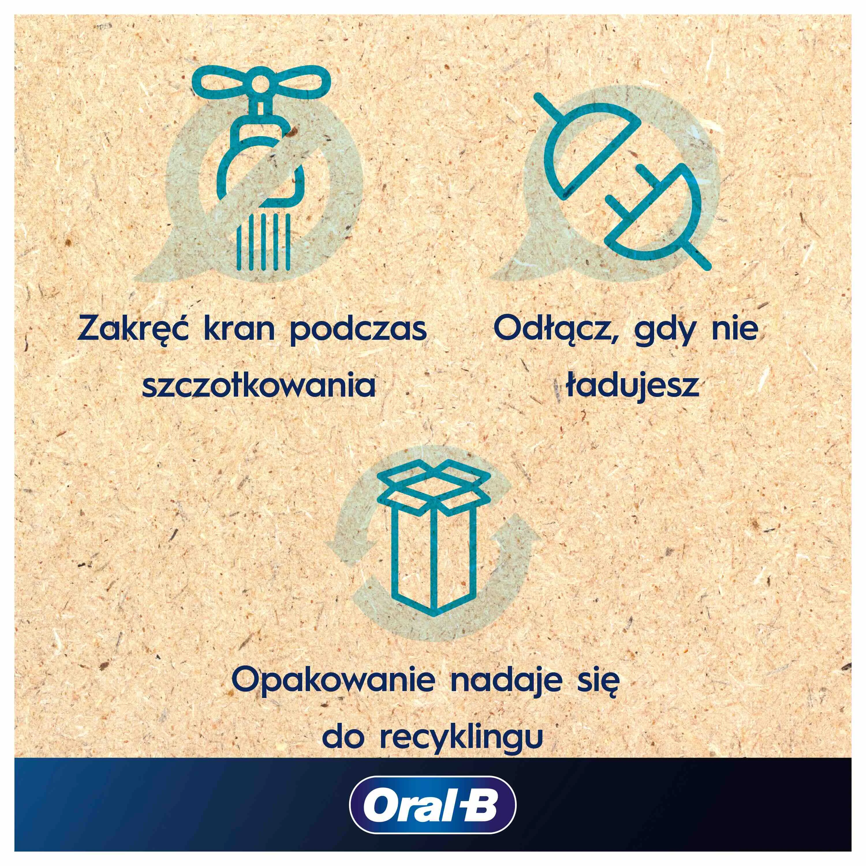 Oral-B EK Duo Pro Series 1 Black& Caribeean blue 1×2 ks, elektrická zubná kefka