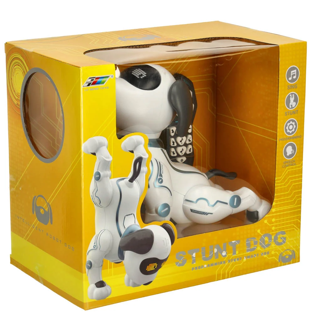 Interaktívny RC robotický pes so zvukmi a programovaním