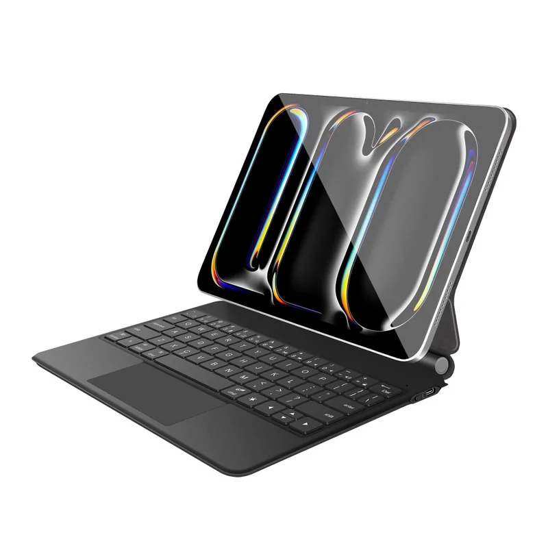 Tech-Protect Smartcase Keyboard puzdro s klávesnicou na iPad Pro 11'' 5-6gen 2024-2025, čierne 5-6gen 2024-2025, čierne