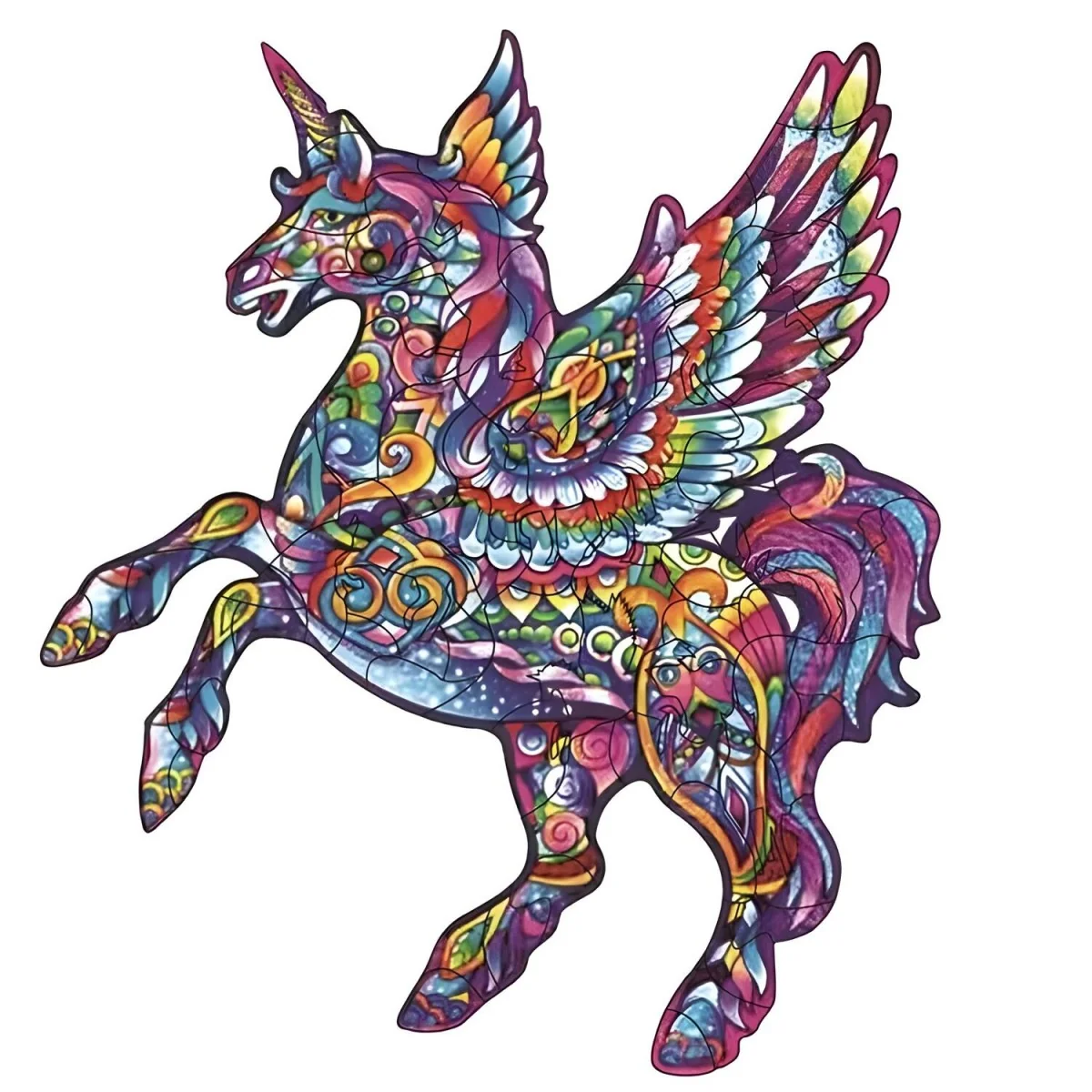 Drevené puzzle Einhorn/L 160 dielikov, veľkosť L