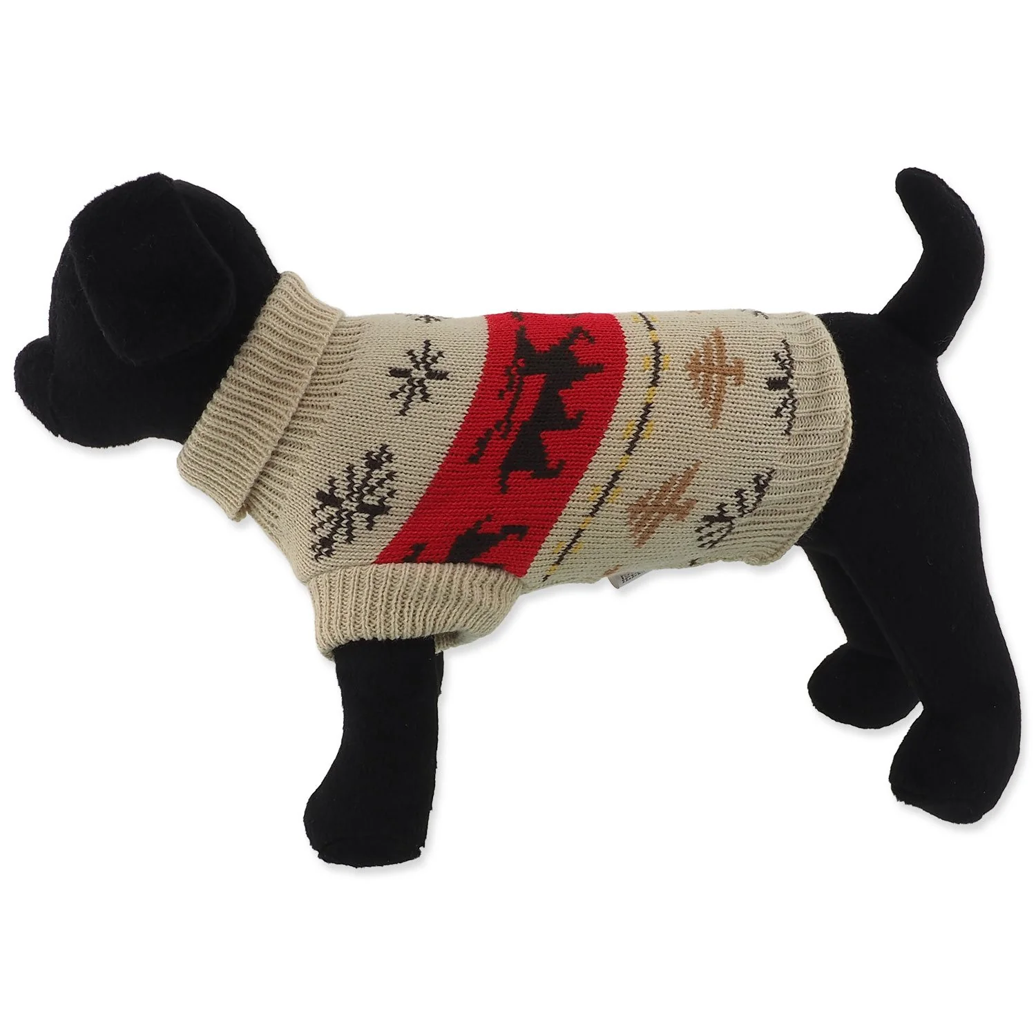 Sveter Winter Tale Vianočný pletený so sobmi, XL 65cm 65cm