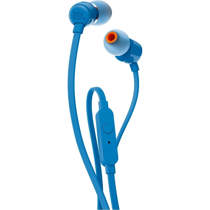 Minislúchadlá do uši špuntové JBL T110BLU modré