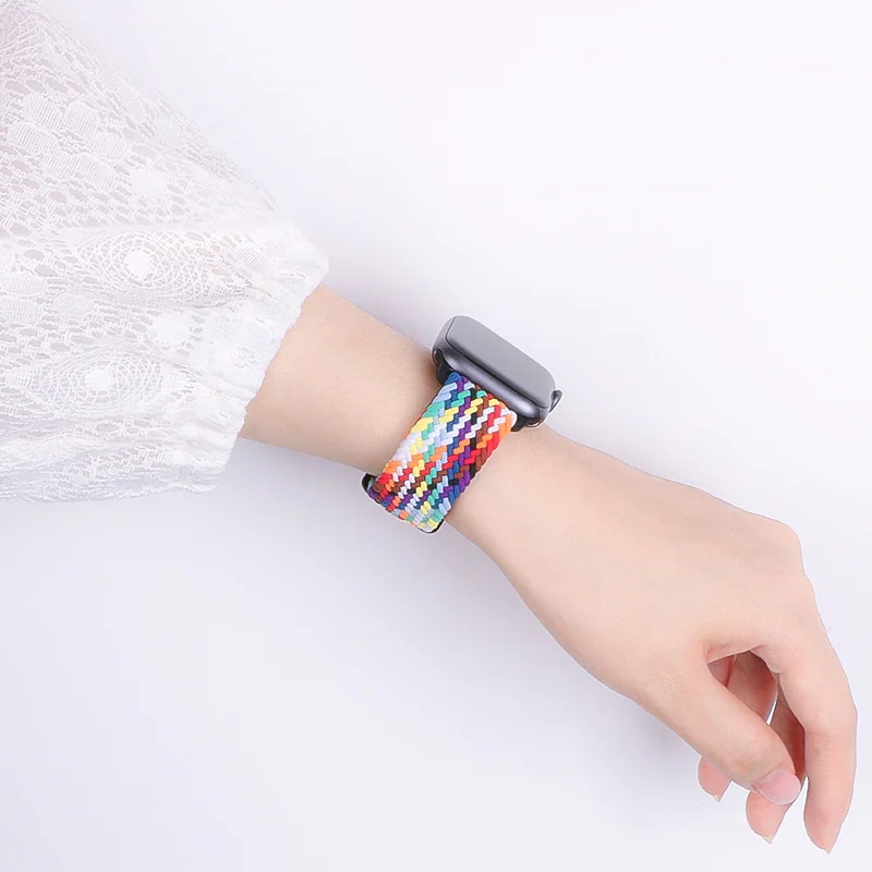 BStrap Elastic Nylon remienok na Apple Watch 38/40/41mm blueberry