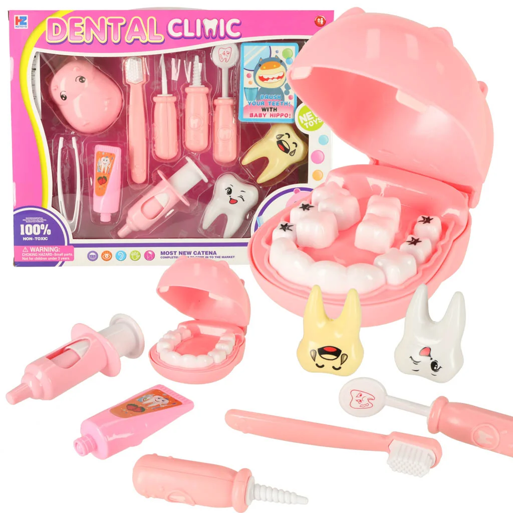 Hipopotam u zubára – detský stomatologický set