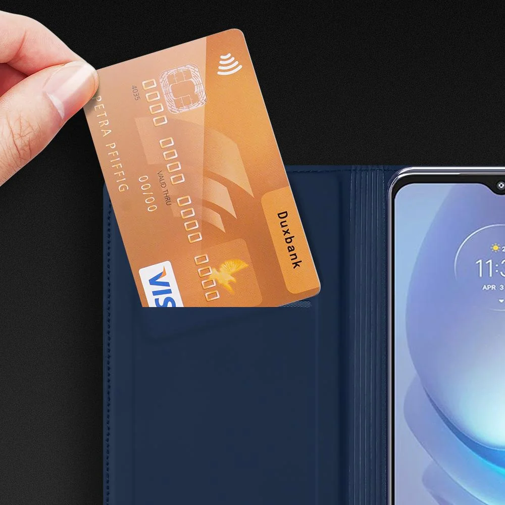 Knižkové puzdro Skin Pro pre Motorola Moto G50 - Čierna Elegantná ochrana s fun