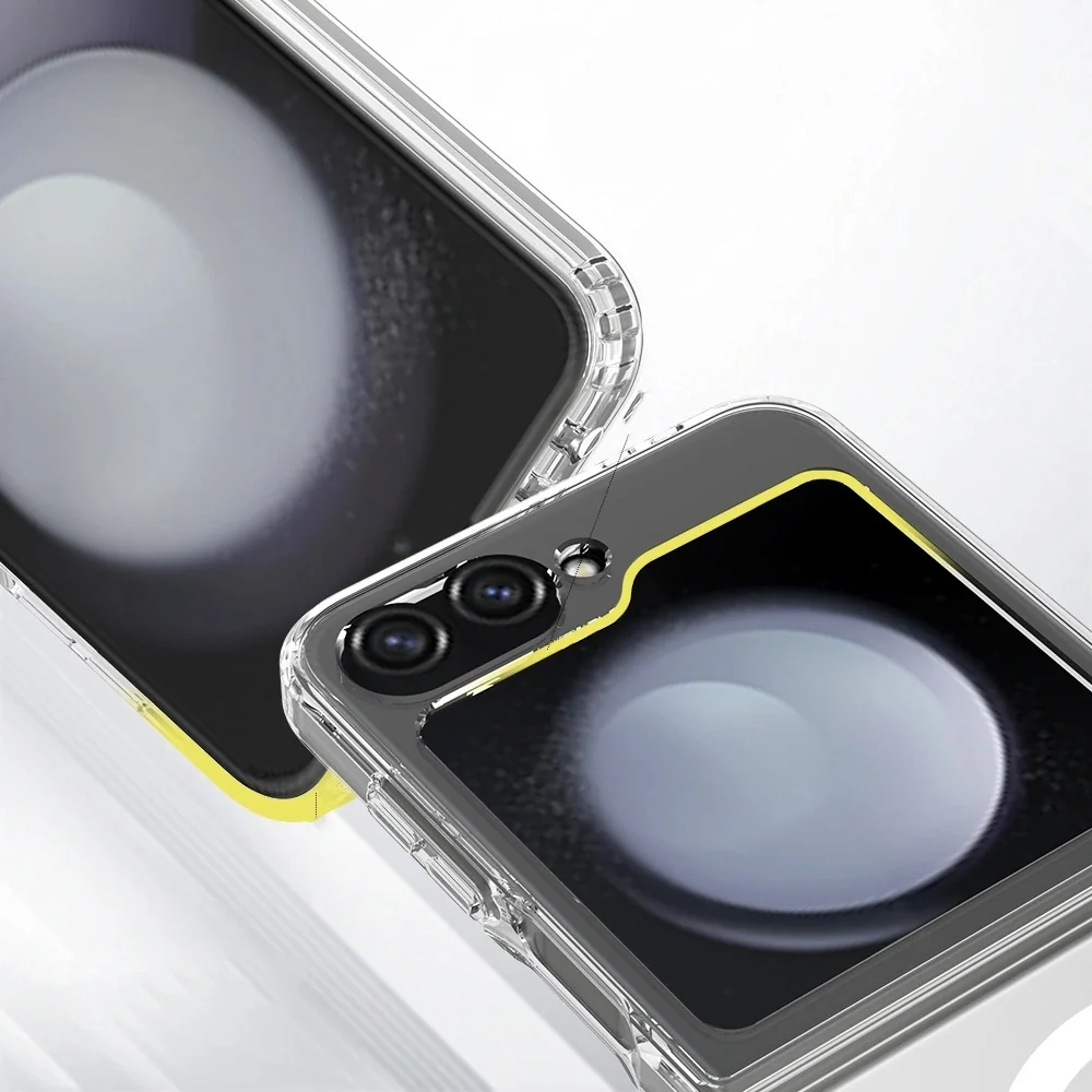 Tech-Protect FlexAir Hybrid MagSafe kryt na Samsung Galaxy Z Flip 6 / 7 FE, priesvitný 7 FE, priesvitný