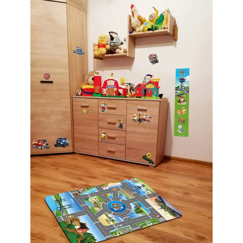 Nickelodeon Ultramäkký koberec Paw Patrol Mesto 100x150 cm