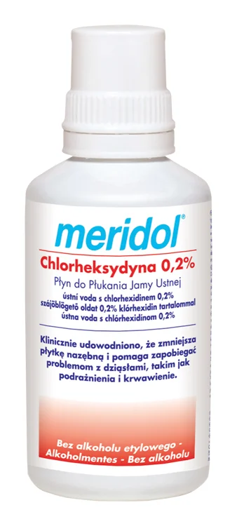 Meridol ústna voda s Chlorhexidinom 0,2 % 1×300 ml, bez alkoholu