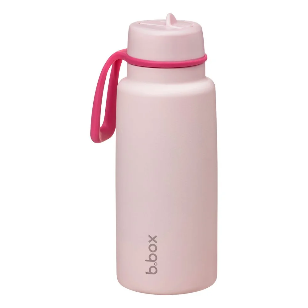 Nerezová termofľaša so slamkou 1 l pink paradise
