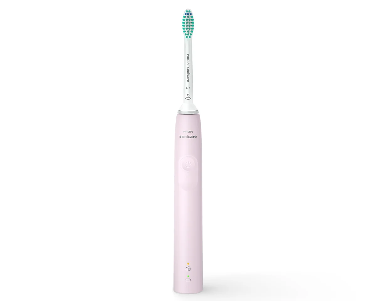 Philips Sonicare 3100 HX3673/11 s cestovným puzdrom, ružová 1×1 ks, sonická zubná kefka