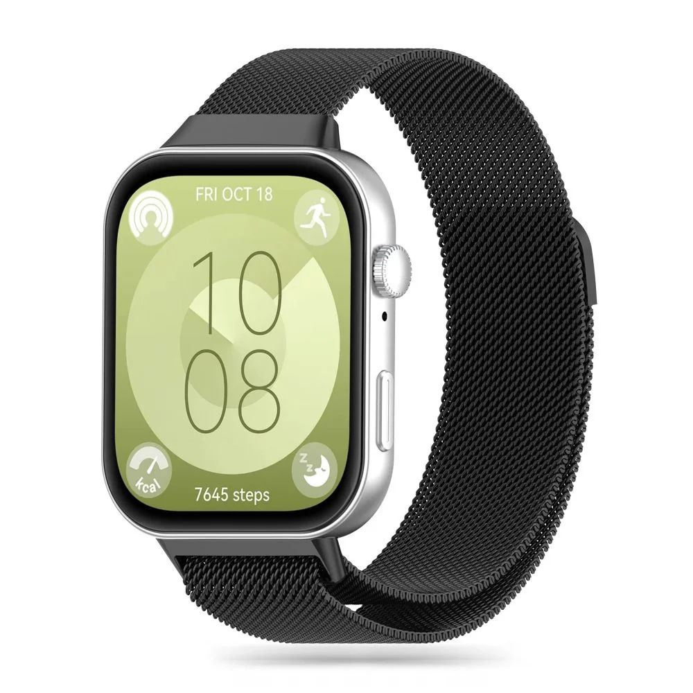 Tech-Protect Milanese remienok na Huawei Watch Fit 3 black