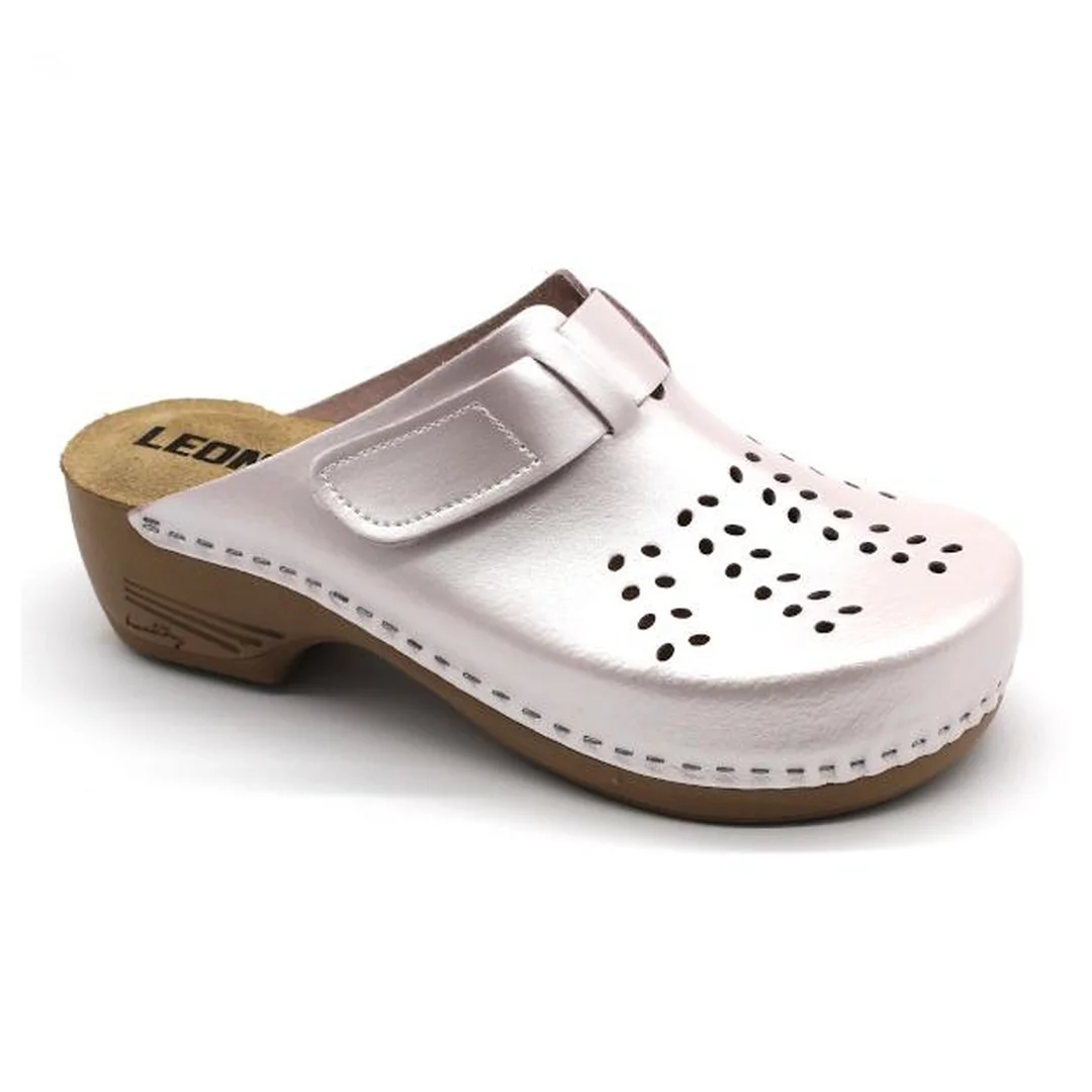 PU161 Dámska zdravotná celokožená obuv uzavretá 36 - 23cm, biela, 4,5 cm