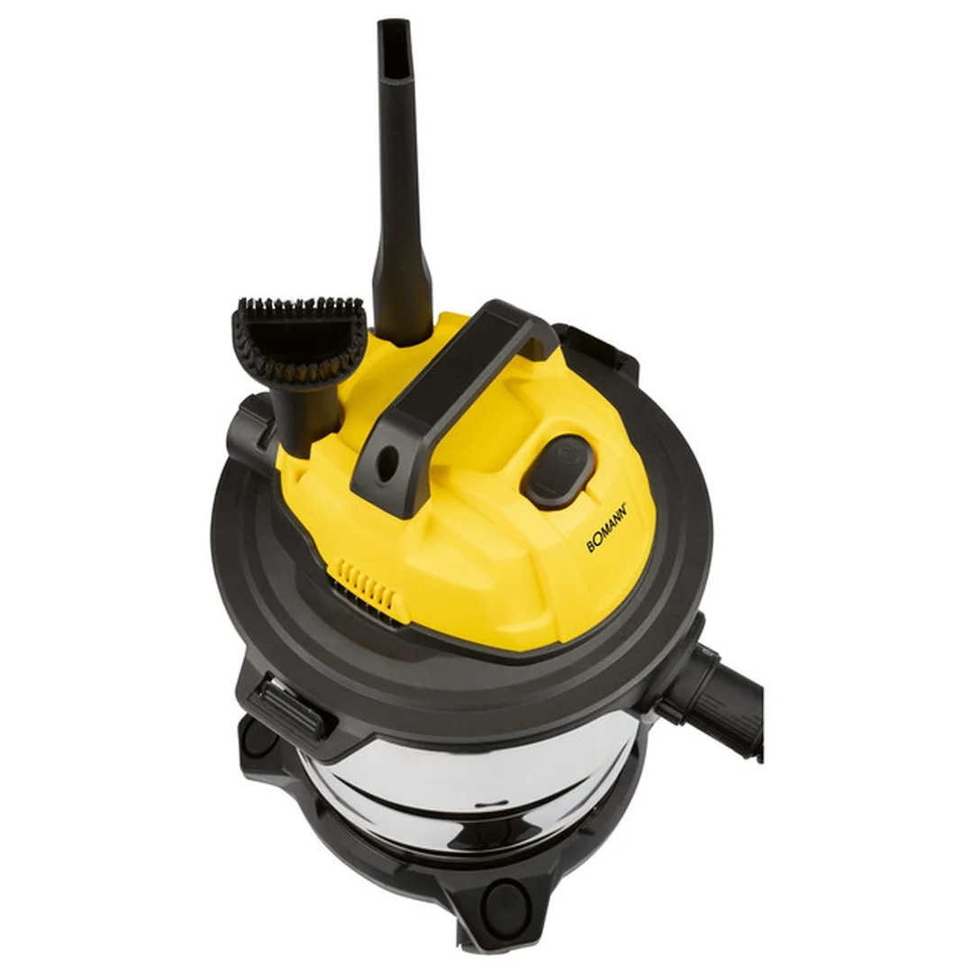 Bomann BS 6058 CB mokro-suchý vysávač 1200 W, nerez, 20 l