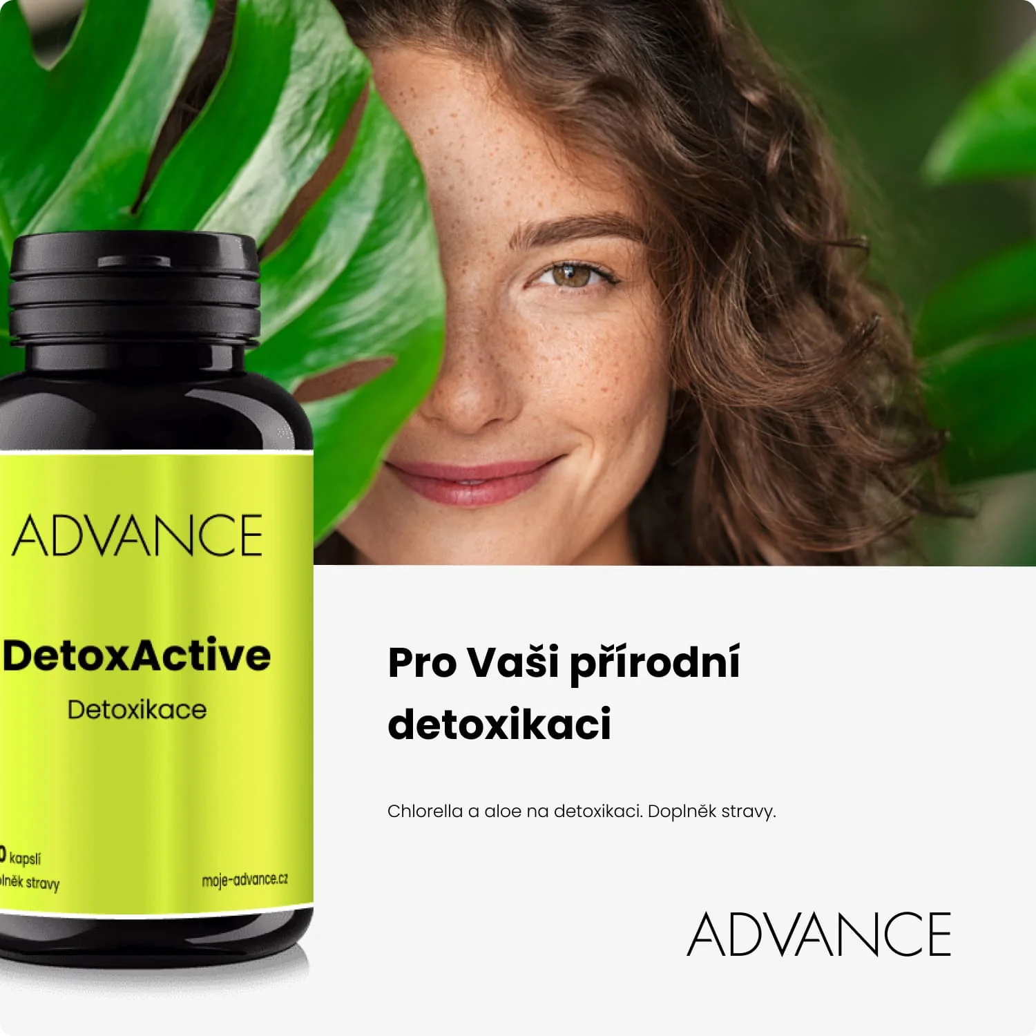 ADVANCE DetoxActive 120 kapsúl - detoxikácia 1×120 cps, výživový doplnok