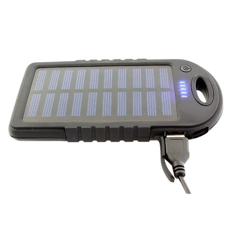Batéria náhradná POWERBANK US14 5000mAh+SOLAR čierna