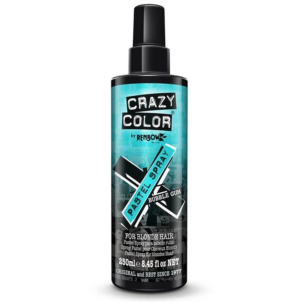 Crazy Color sprej na vlasy Bubblegum Blue Spray 250ml