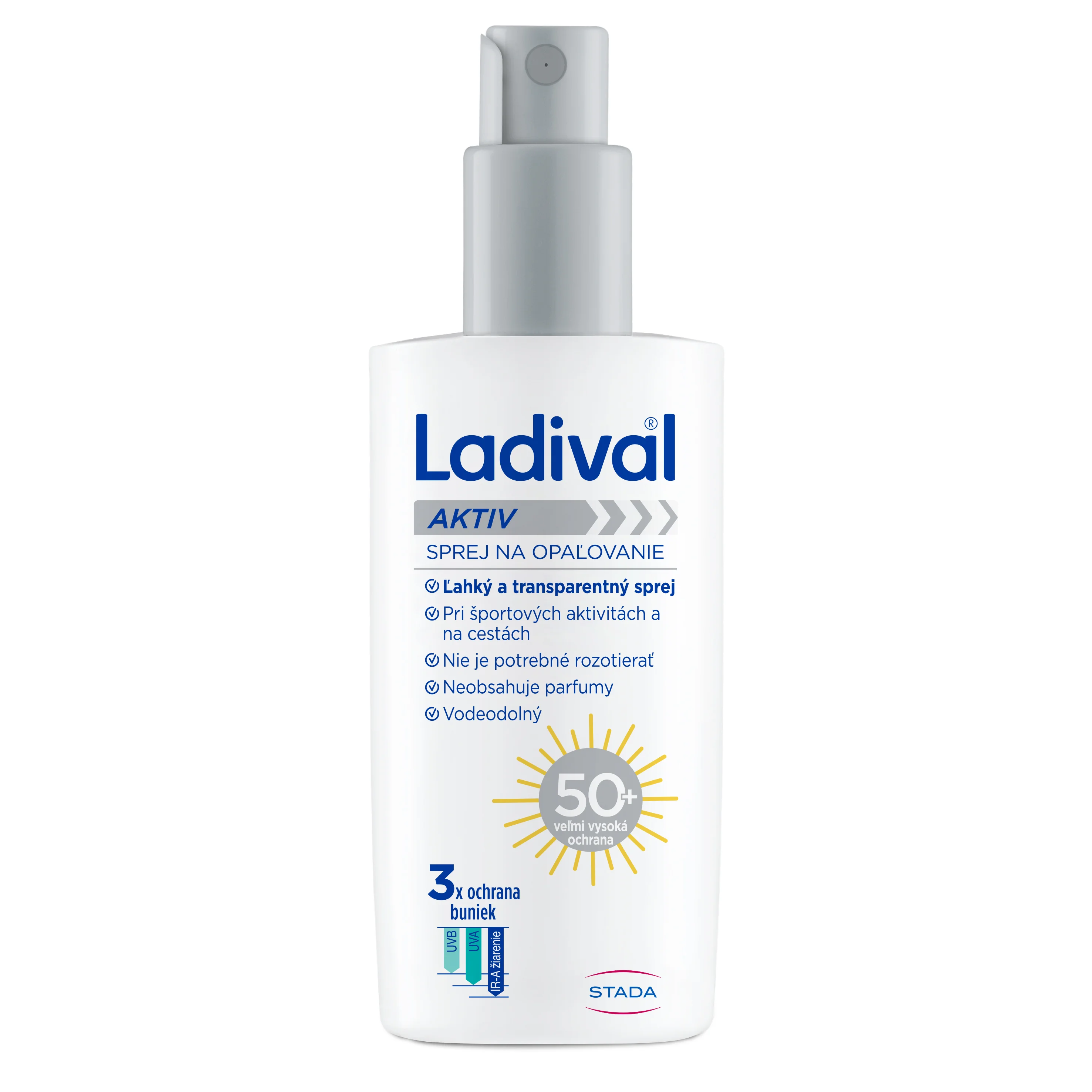 LADIVAL Aktiv Transparent 50+ sprej 150 ml
