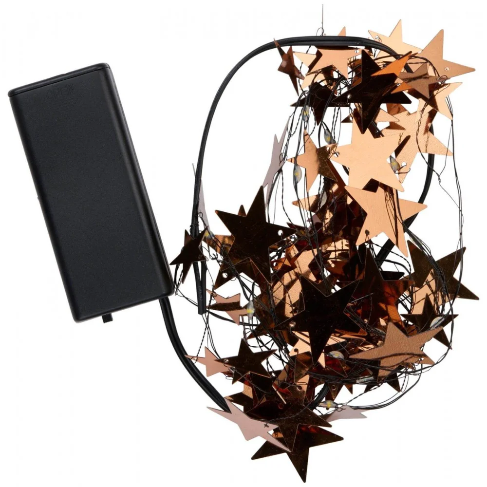 Vianočné String Stars 1,5m 20 LED ARTICASA Teplá biela-MOVEO
