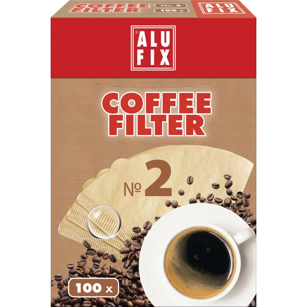 2x Alufix Kávové filtre Alufix veľkosť 2-Alufix
