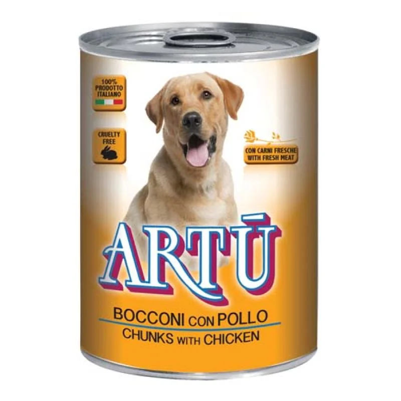 MONGE ARTÚ Chunks kura 415g