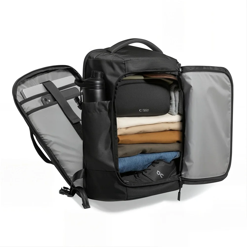 Tech-Protect S70 Cabin cestovný batoh 24L 40x30x20cm, čierny