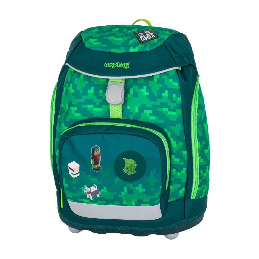 Školský set OXY SHERPY Playworld 4 ks s plackami motív Playworld