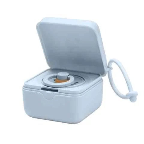 BIBS krabička na cumlíky, Baby Blue 1×1ks, krabička na cumlíky blue