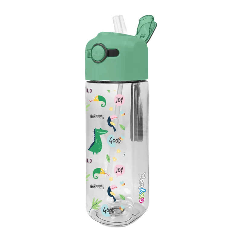 OXY SMiLE - fľaša na pitie Dino 450 ml