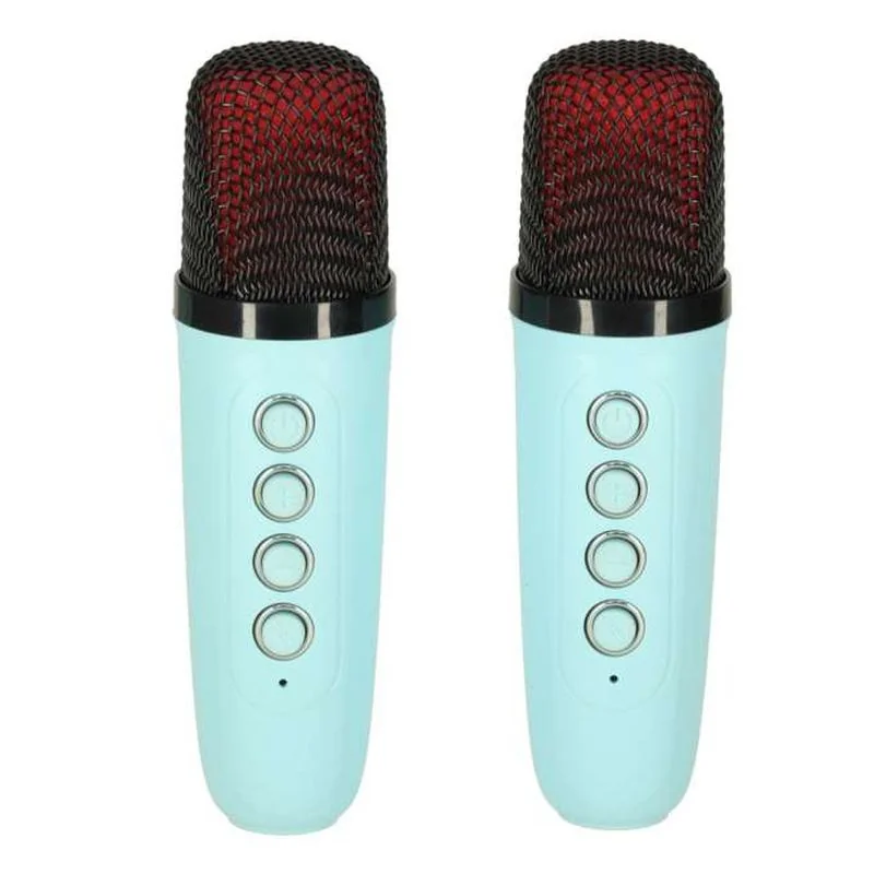 MG Sing Set V2 Bluetooth Karaoke mikrofóny + reproduktor, modrý