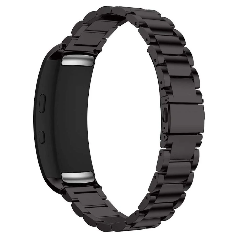 BStrap Stainless Steel remienok na Samsung Gear Fit 2 black