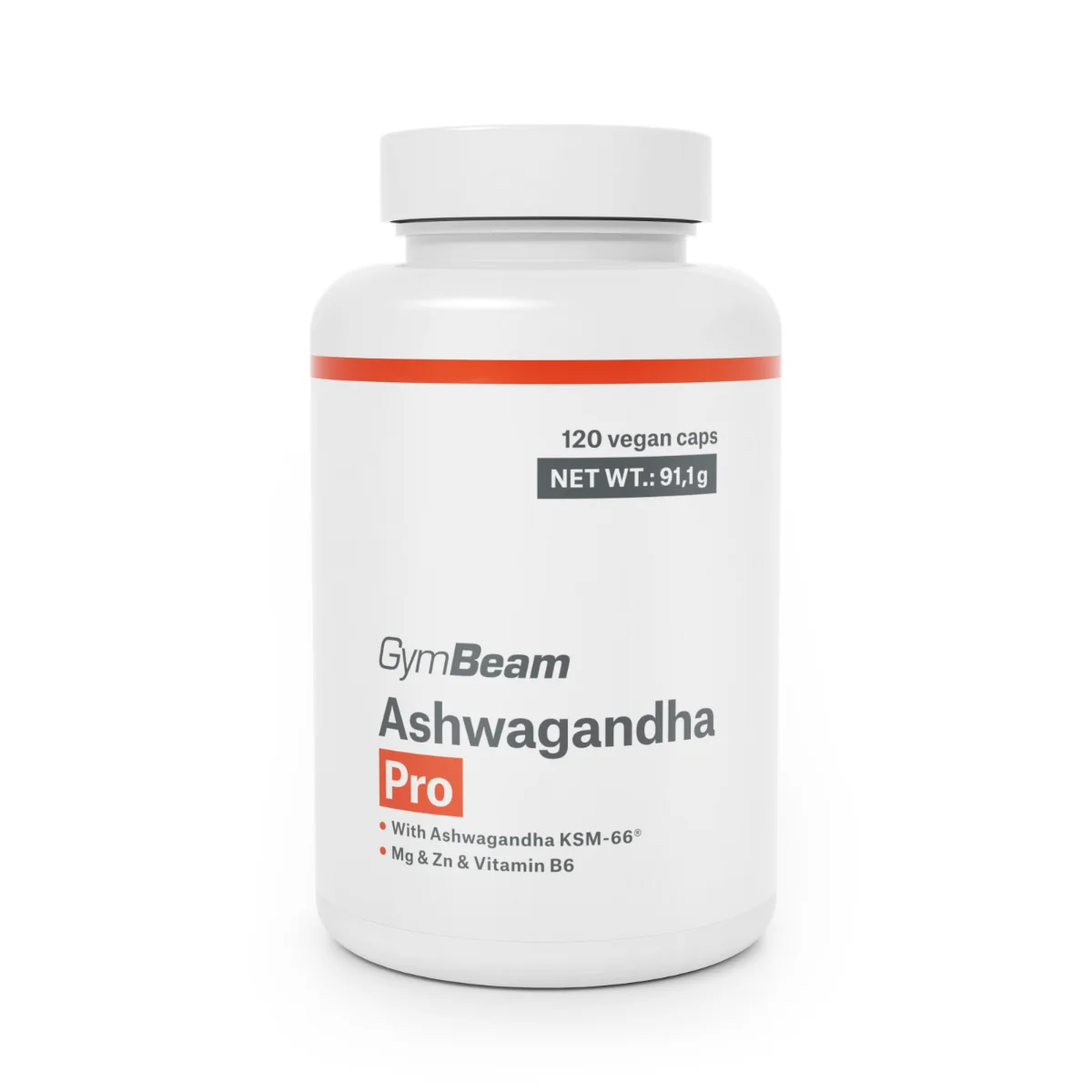 GymBeam Ashwagandha Pro 1×120 tbl, výživový doplnok