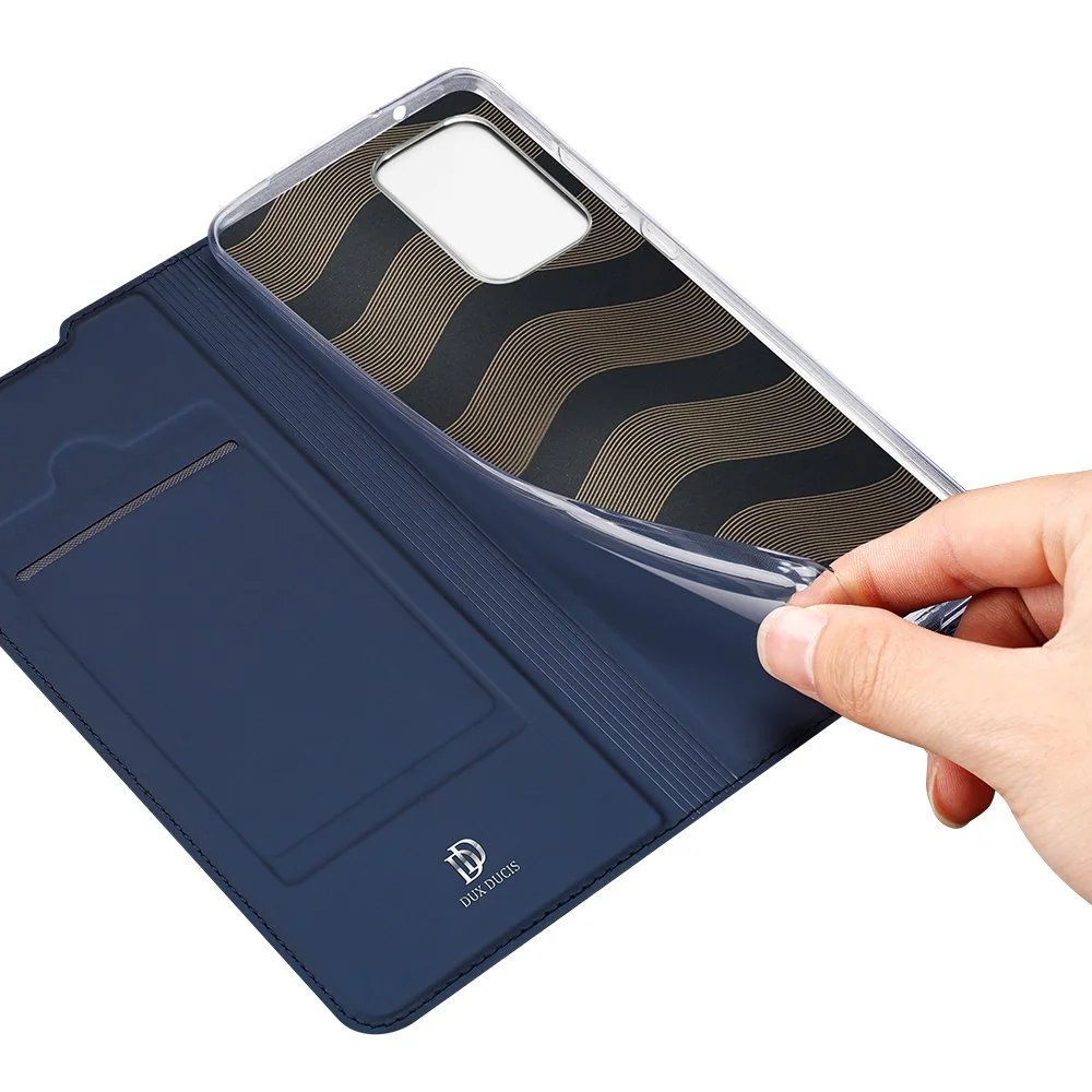 DUX DUCIS Skin Pro knižkové puzdro na Samsung Galaxy A72, modré